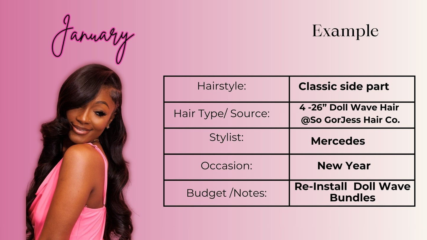 30-Day Slay & Save Plan (Free Hair Planner + Calendar)